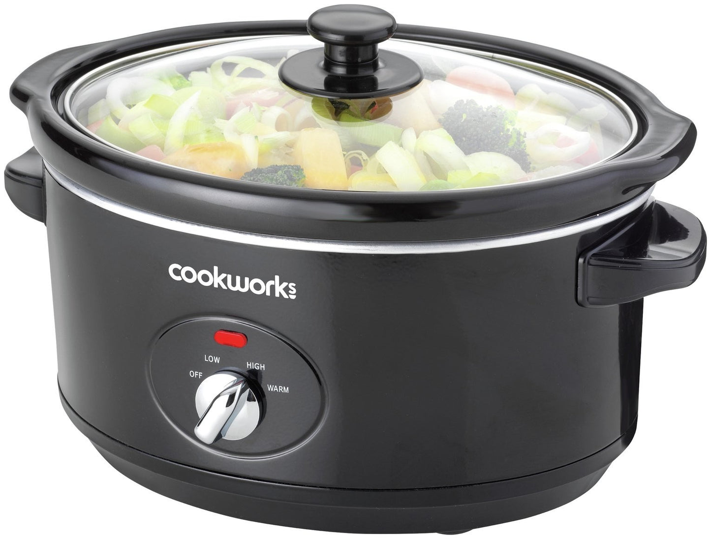 Cookworks 3.5L Slow Cooker - Black