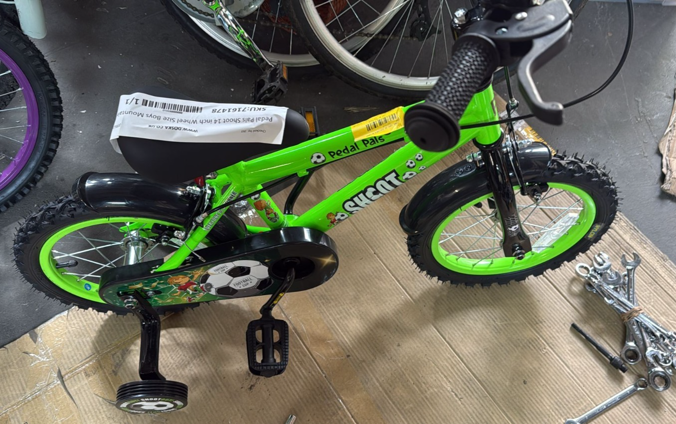 Pedal Pals Dinoroar 12 inch Wheel Size Kids Mountain Bike | Childrens Cycling