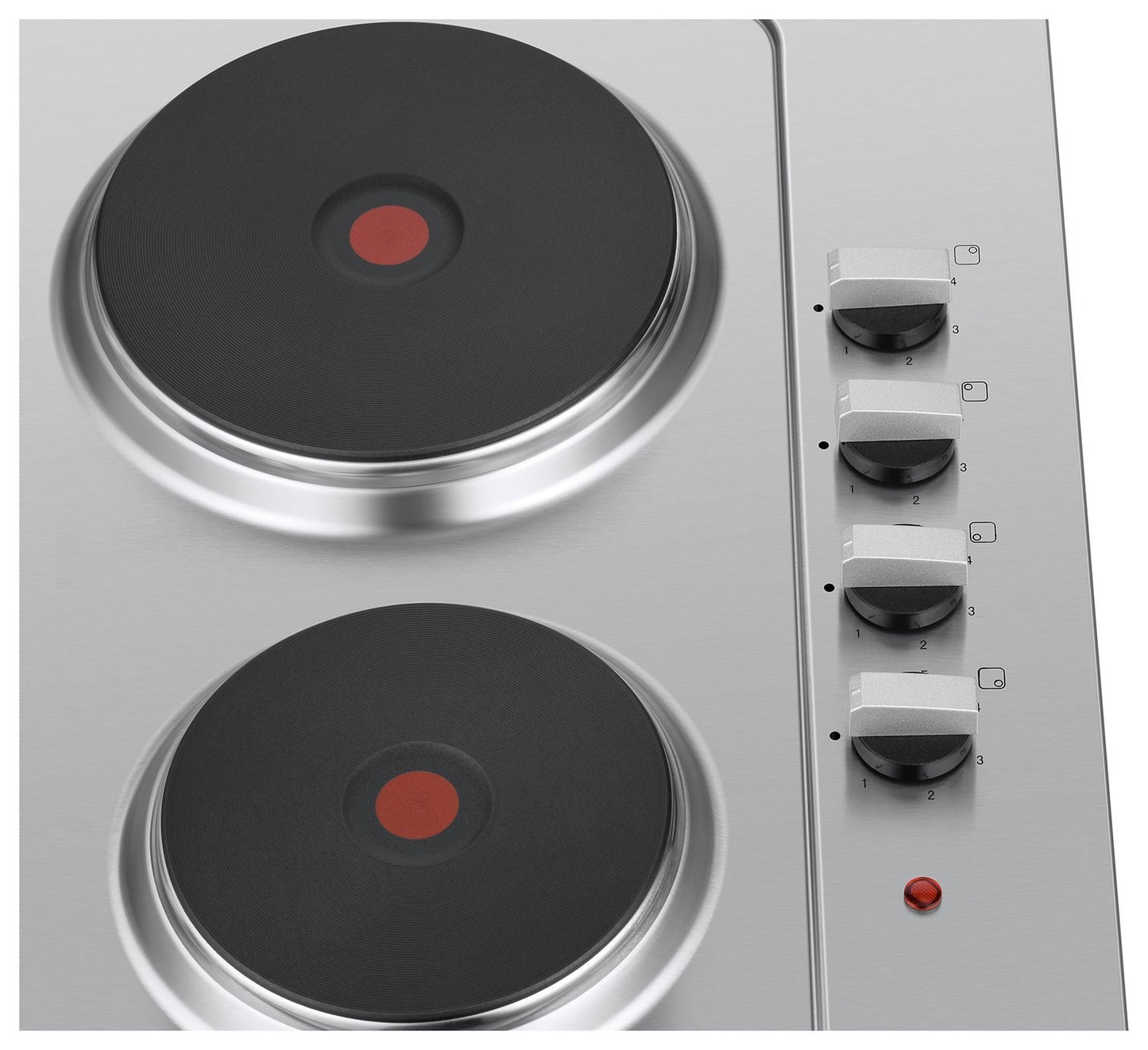 Bush RL60SPH Electric Solid Plate Hob - Stainless Steel
