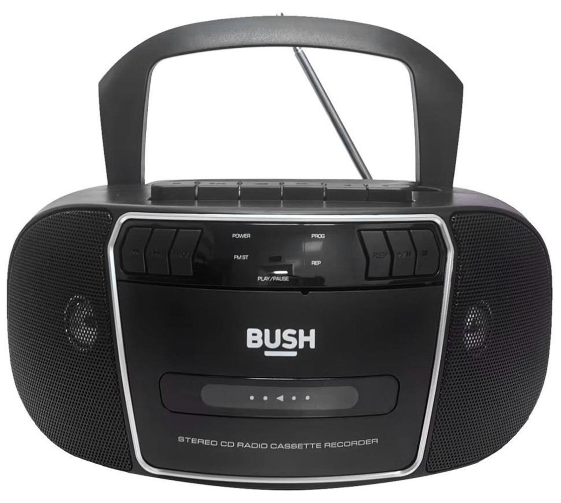 Bush Portable CD/FM Radio Cassette Stereo Boombox