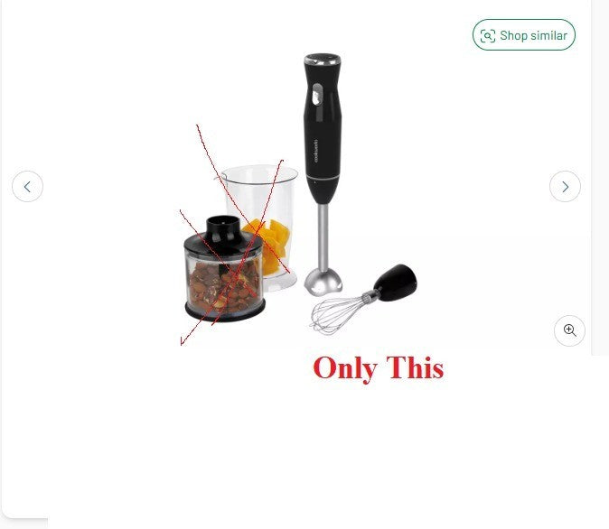 Cookworks HB951H6 Hand Blender - Black