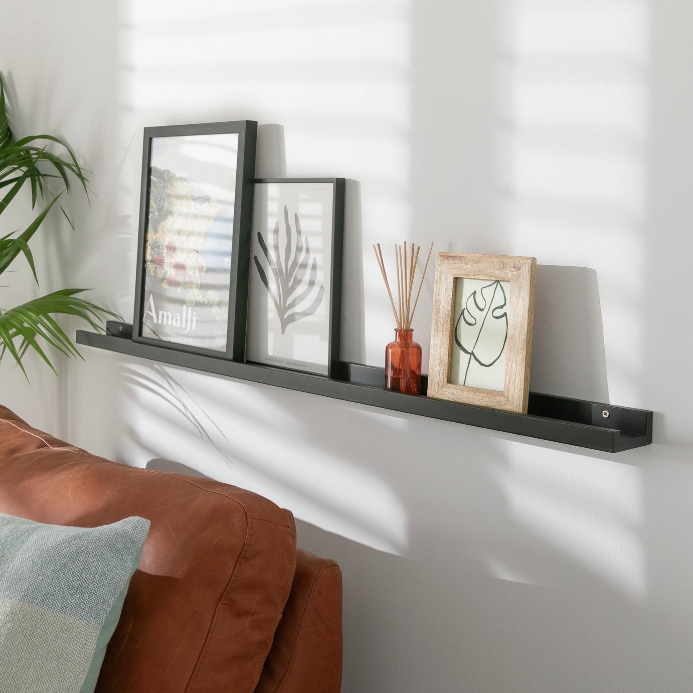 Argos Home Jak 120cm Picture Rail - Black