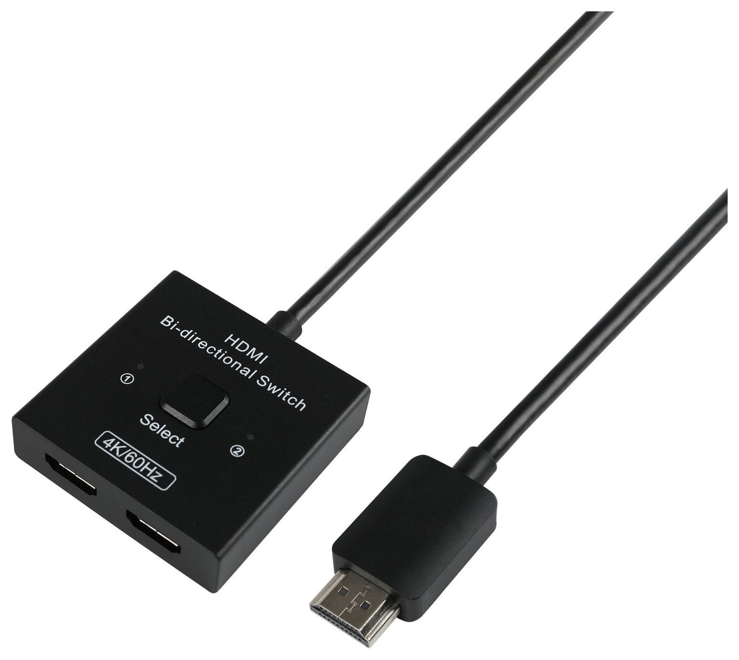2 Way Manual HDMI Selector - Black