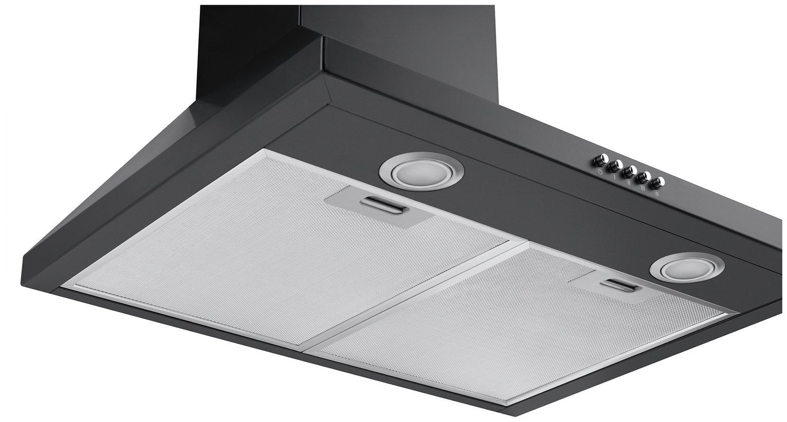 Bush BCH60B 60cm Chimney Cooker Hood - Black