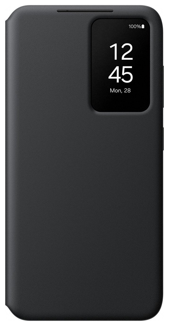 Genuine / Official Samsung Galaxy S24 Smart View Wallet Case / Cover - Black