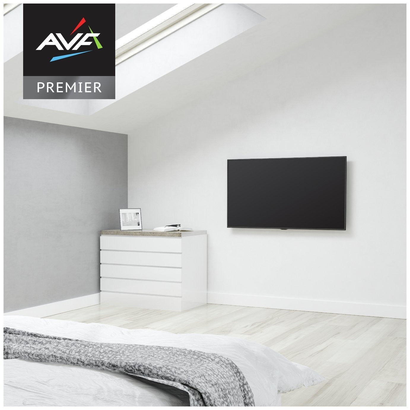 AVF Superior Flat to Wall Up To 43 Inch TV Wall Bracket