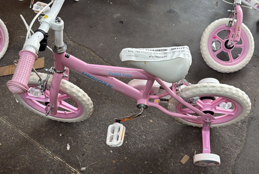 Pedal Pals 12 inch Wheel Size Kids Mountain Bike - Pink