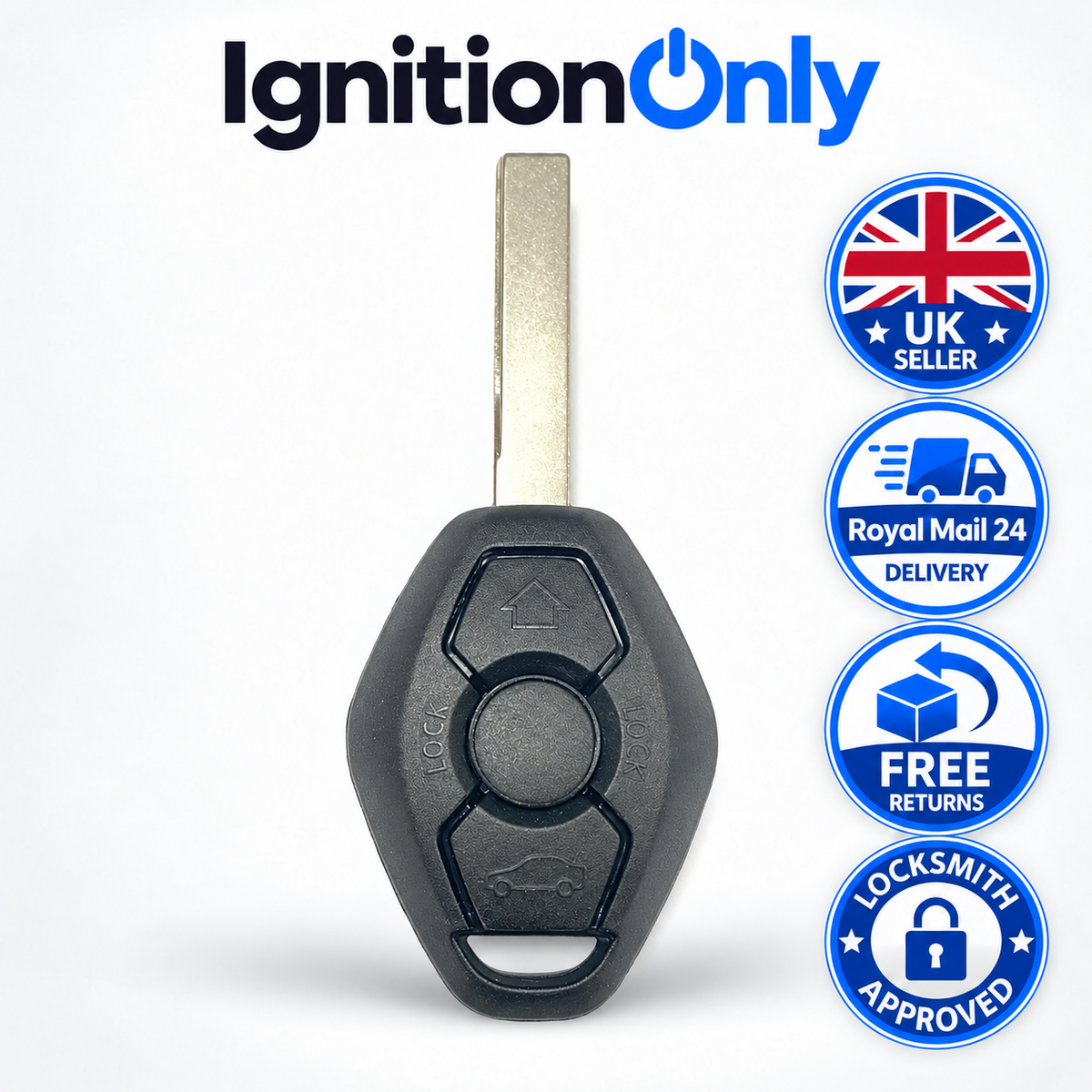 Replacement 3 Button HU92 Remote Key Fob Shell Case for BMW E46 3 Series 2000-20