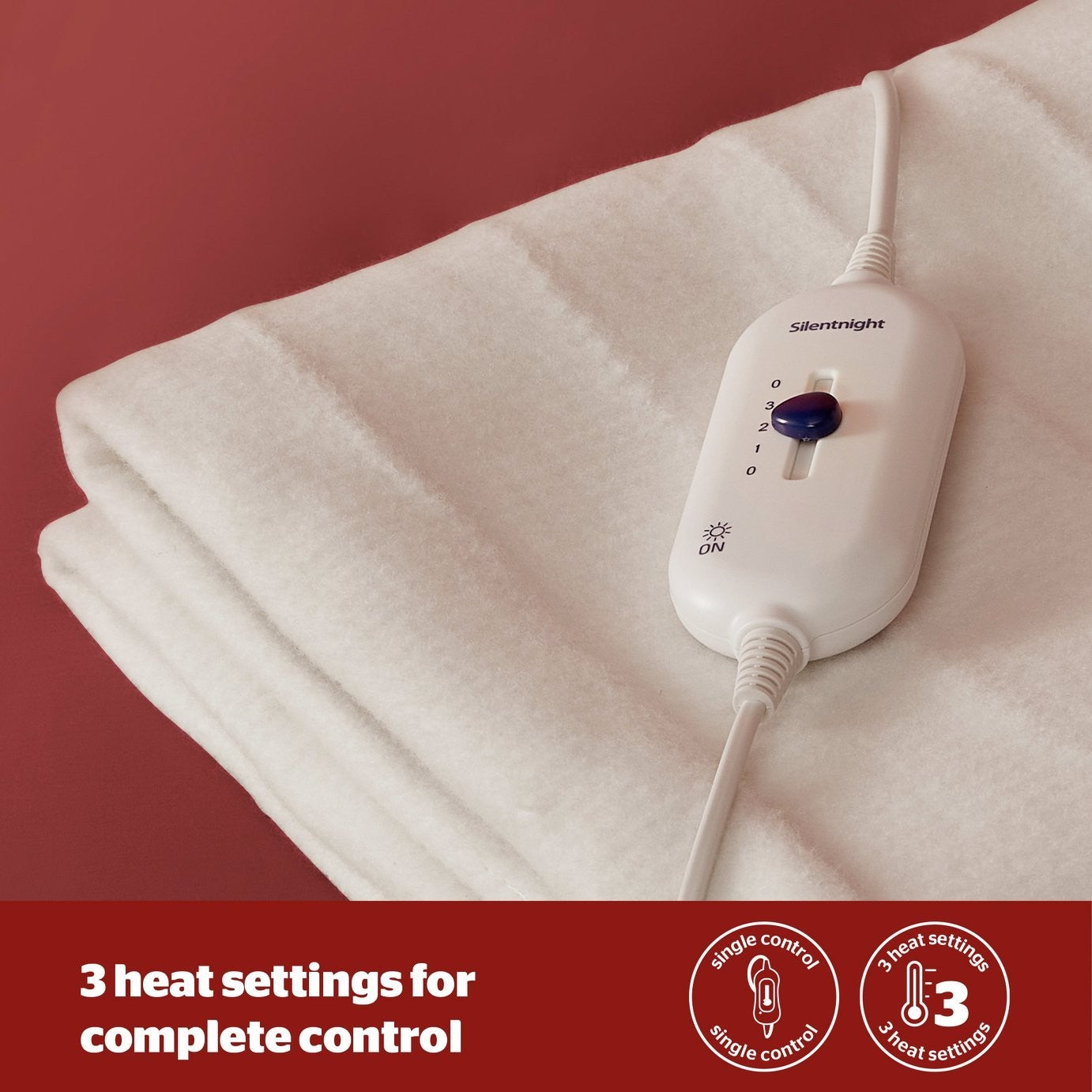 Silentnight Comfort Control Electric Underblanket - Double