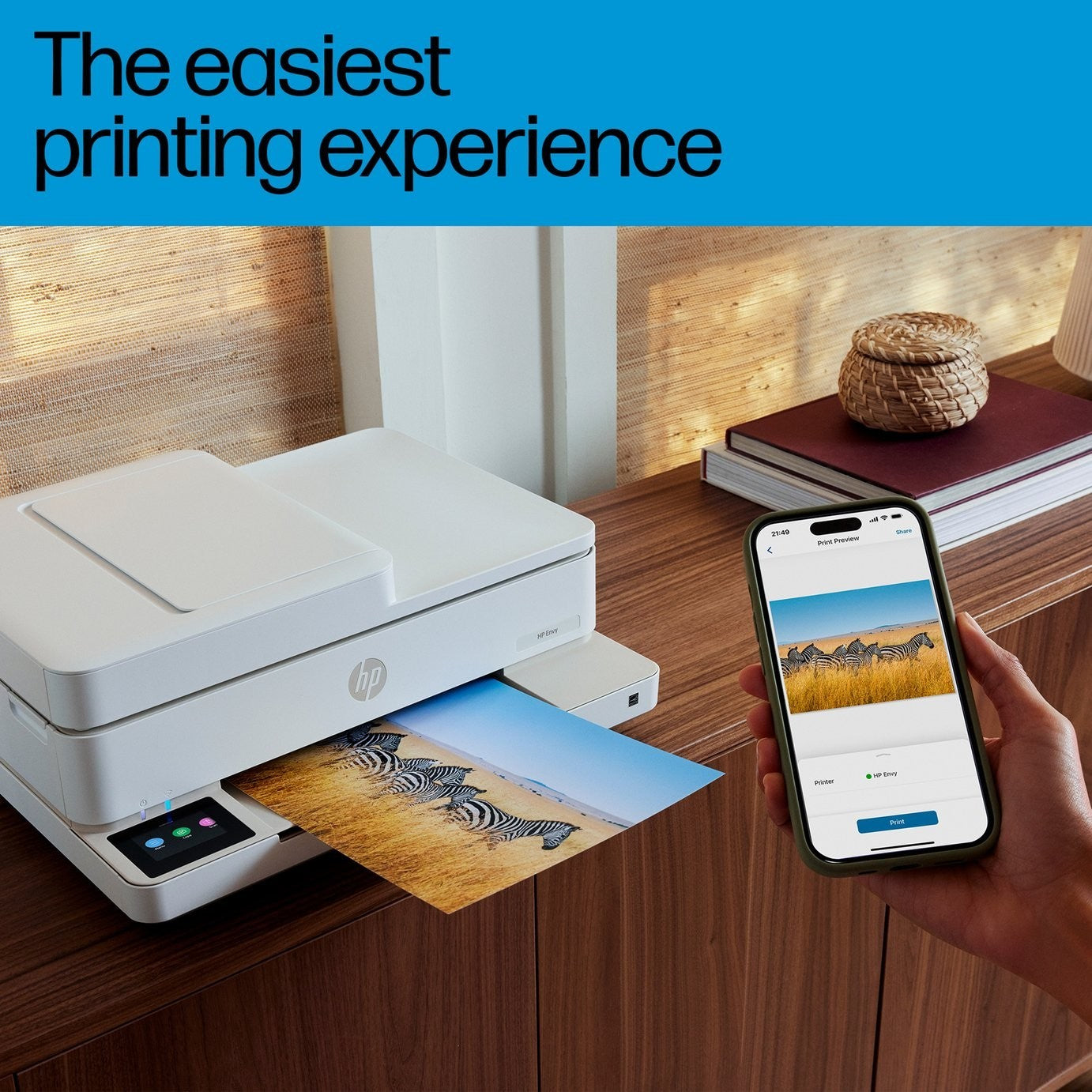 HP Envy 6530e Wireless Photo Printer &  Instant Ink