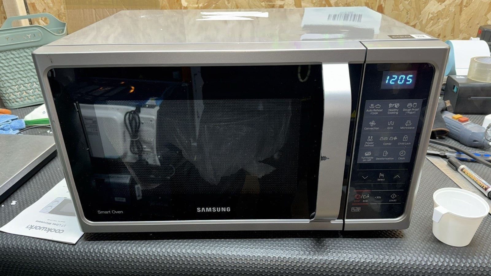 Samsung MC28H5013AS 28L 900W Combination Microwave - Silver