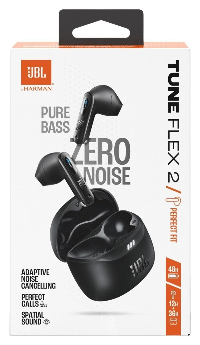 JBL Wave Flex 2 In-Ear Black True Wireless Earbuds