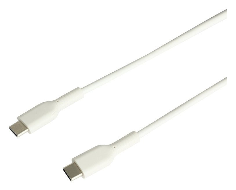 USB-C to USB-C 2.0 2m Charging Cable - White