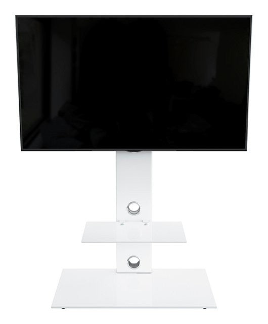 AVF Column Mount Up to 65 Inch TV Stand - White