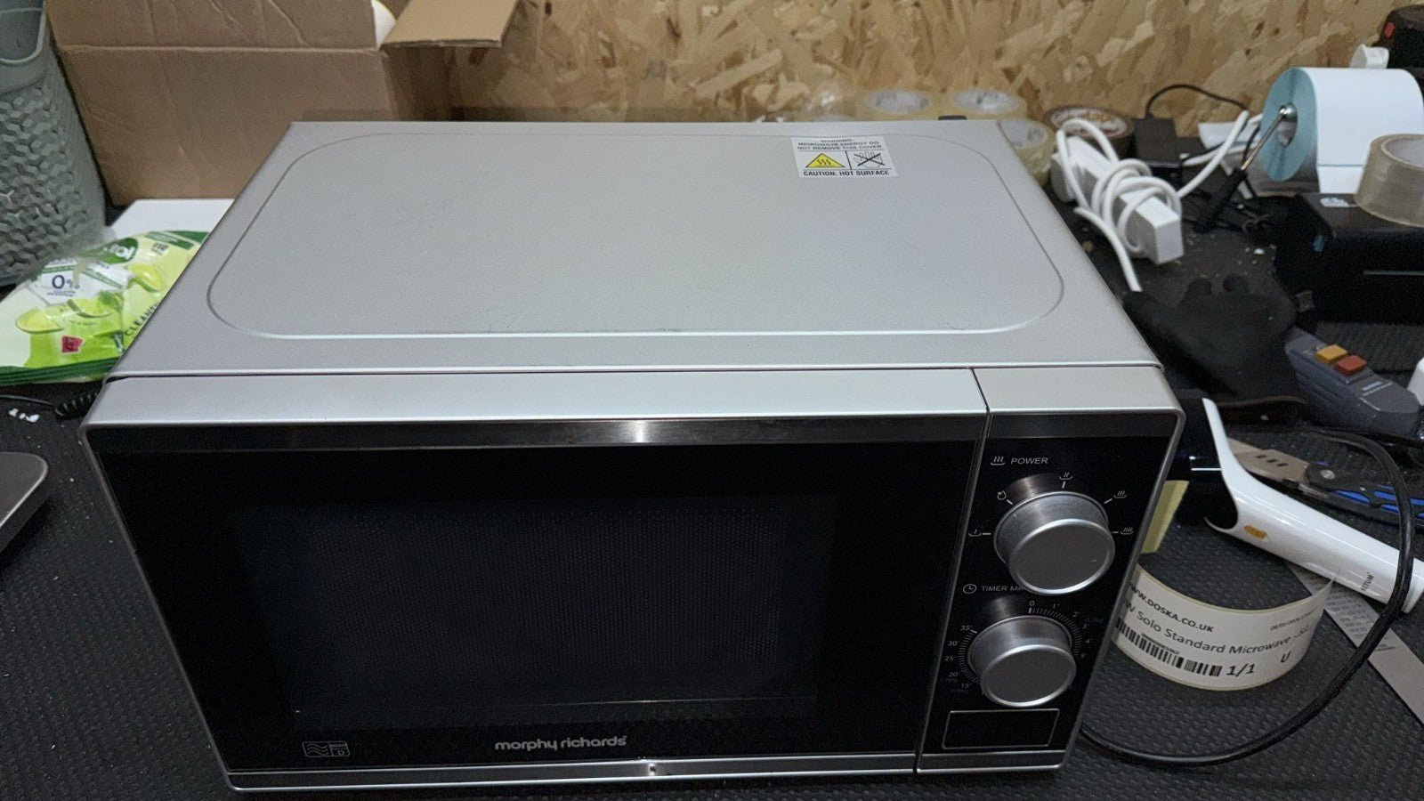 Morphy Richards 20L 800W Solo Standard Microwave - Silver