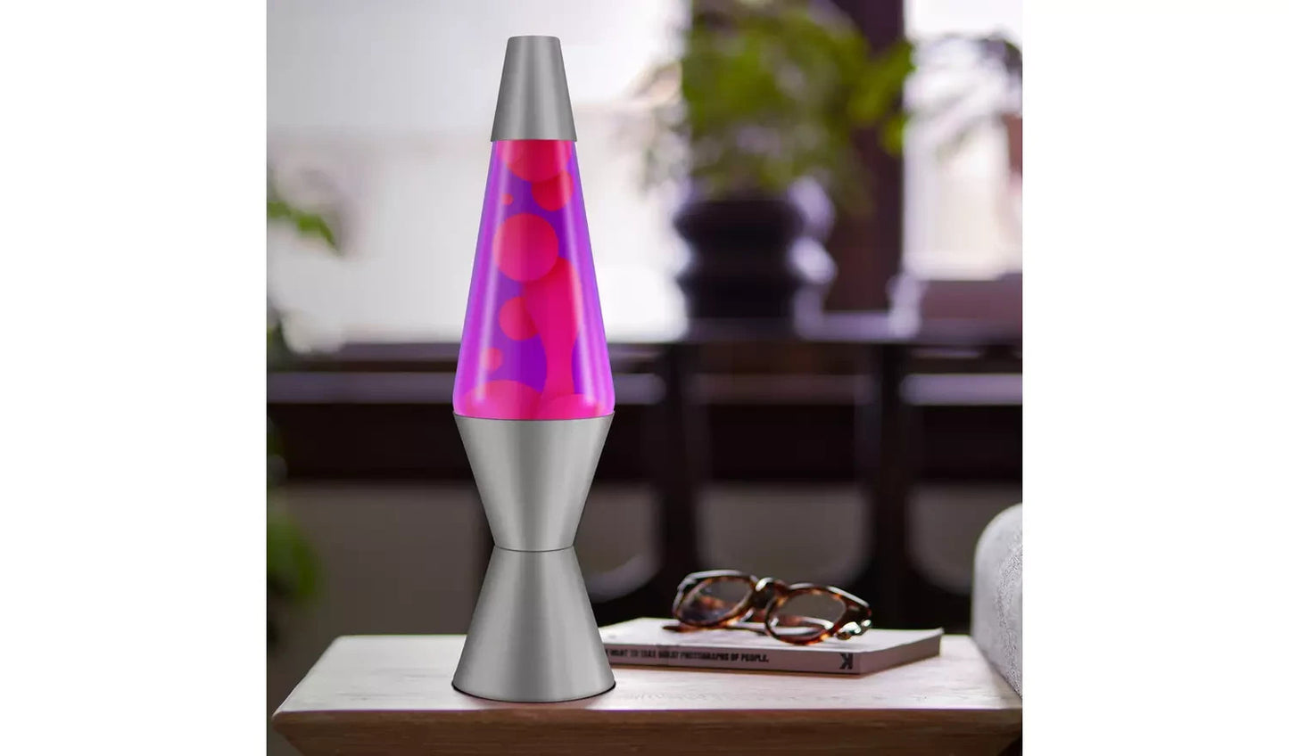 Fuchsia Mirage Lava Lamp 14.5in - Pink & Violet