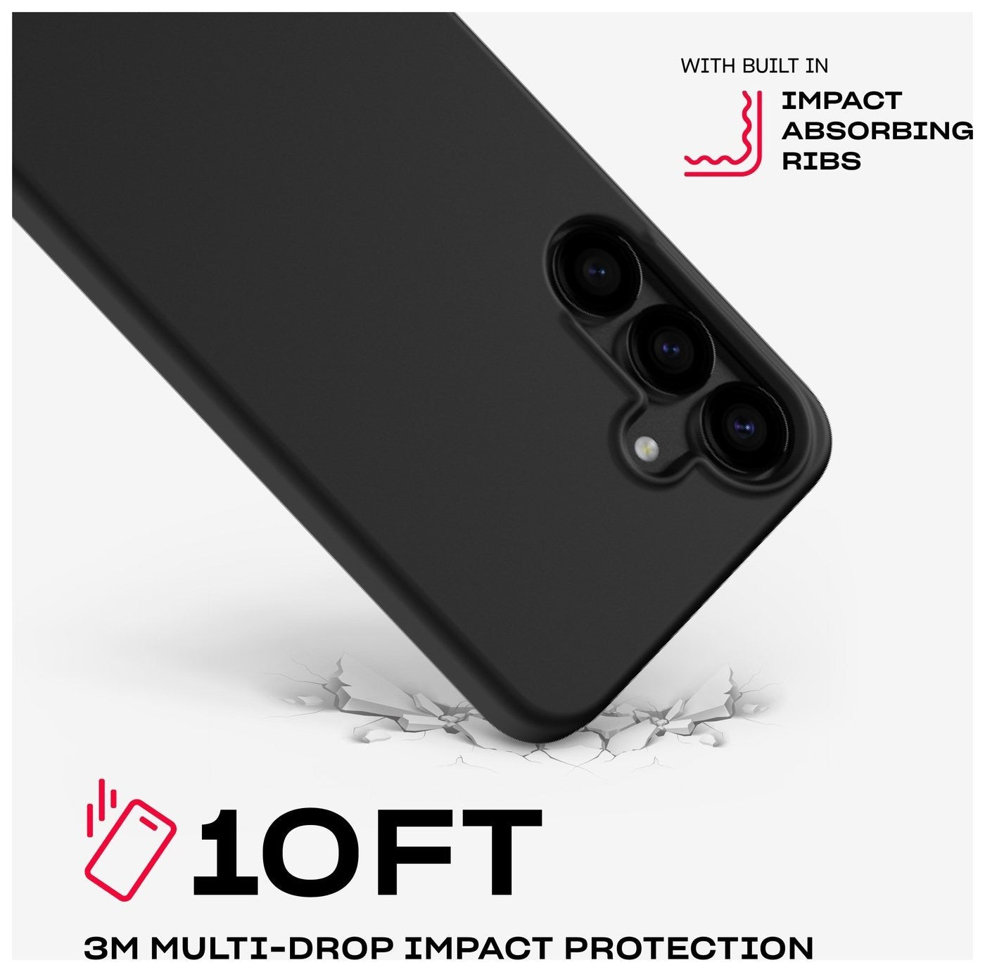 Tech21 EvoLite Samsung Galaxy S25 Plus Phone Case - Black