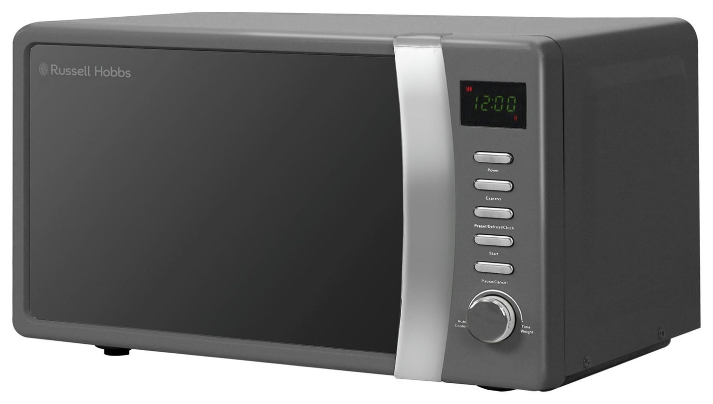 Russell Hobbs Worcester 700W Standard Microwave - Grey