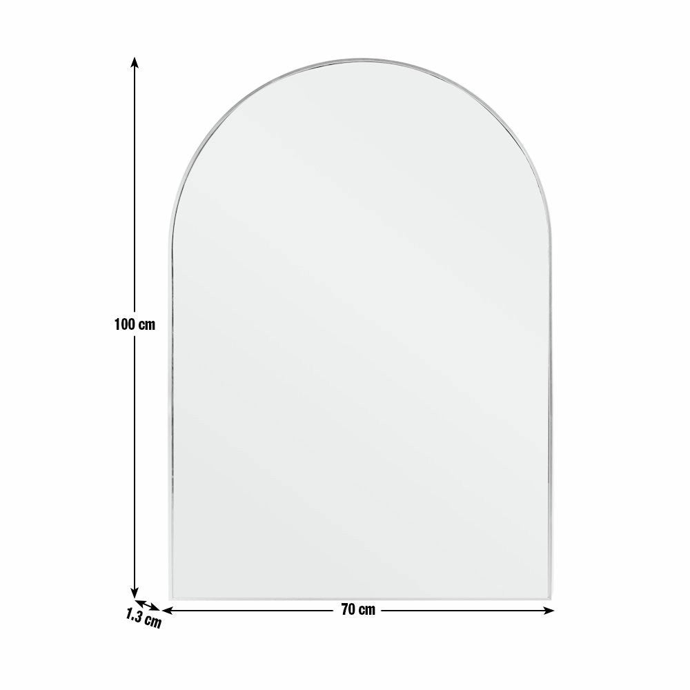 Habitat Gold Arch Wall Mirror - 100x70cm