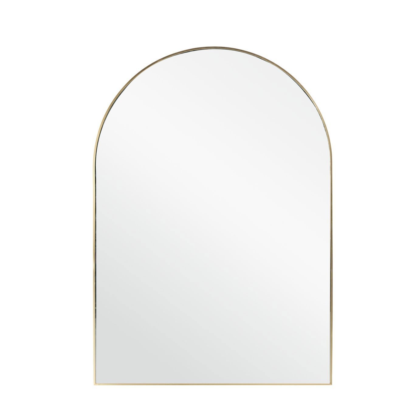 Habitat Gold Arch Wall Mirror - 100x70cm