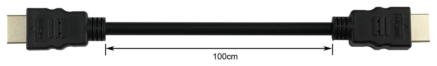 1m HDMI Cable - Black