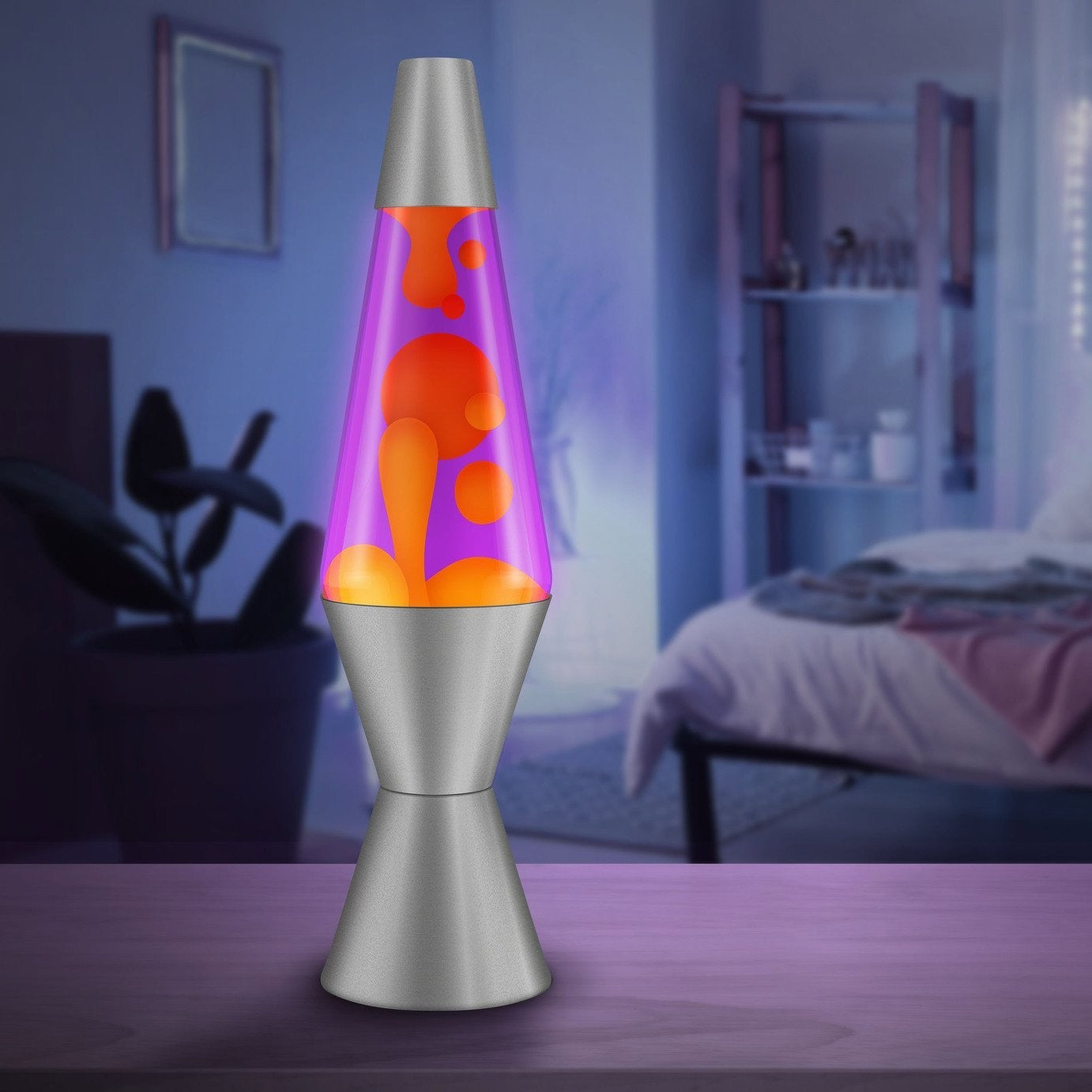 Radiance Lava Lamp 17in - Orange & Violet