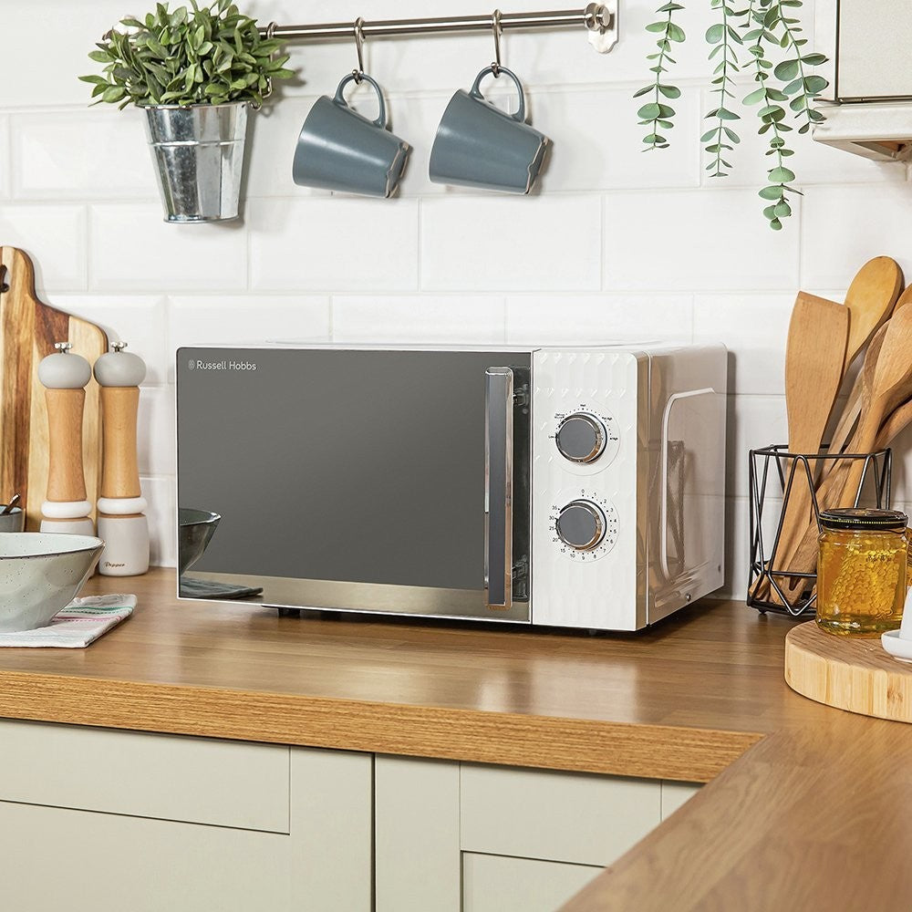 Russell Hobbs RHMM715 Manual Microwave Oven 17L Honeycomb Freestanding 700w