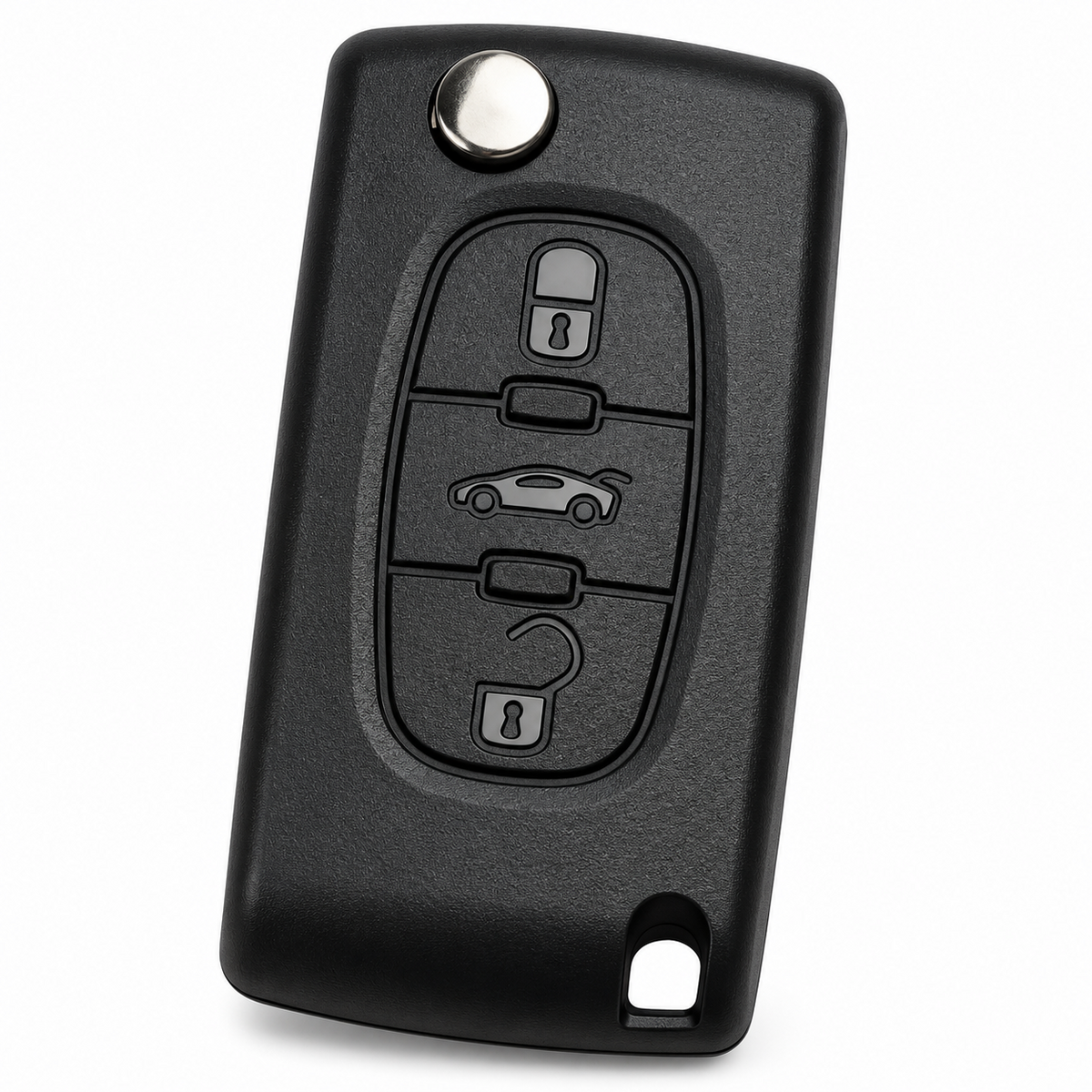 3 Button Flip Remote Key Fob Case for Peugeot 207 307 308 407 CC SW