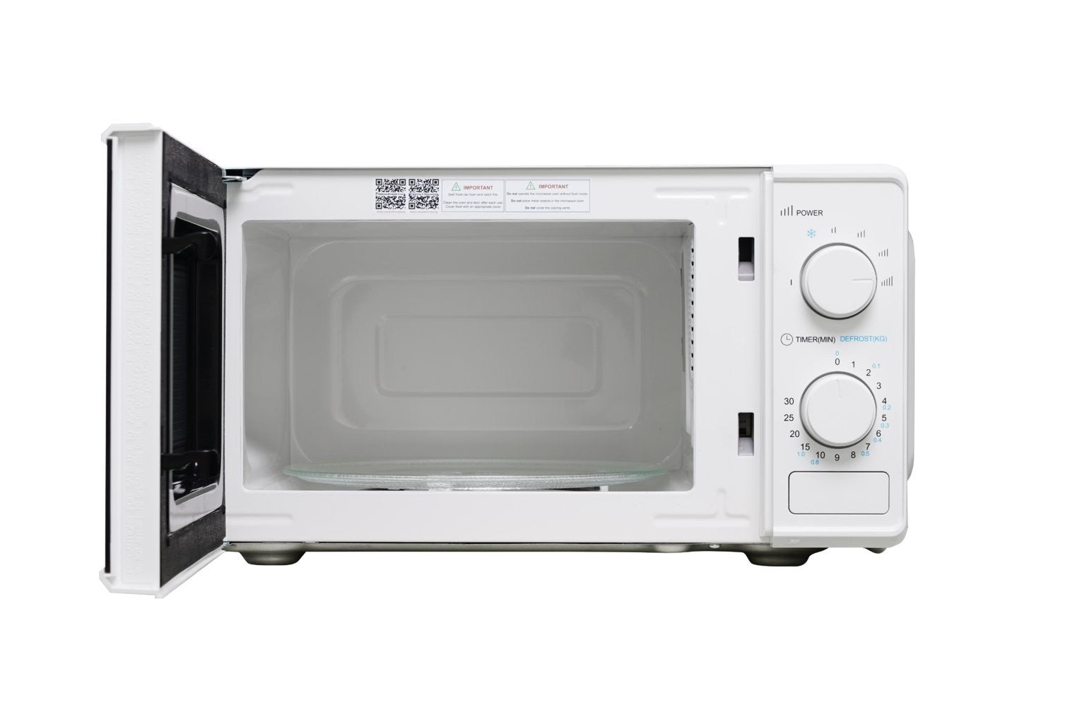 Cookworks 700W Manual Microwave - White