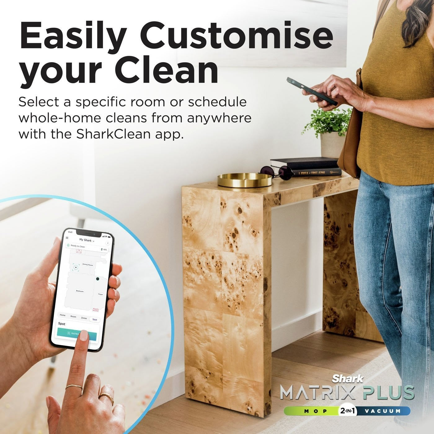 Shark Matrix Plus 2-in-1 Cordless Robot Vacuum Cleaner (NO MOP)
