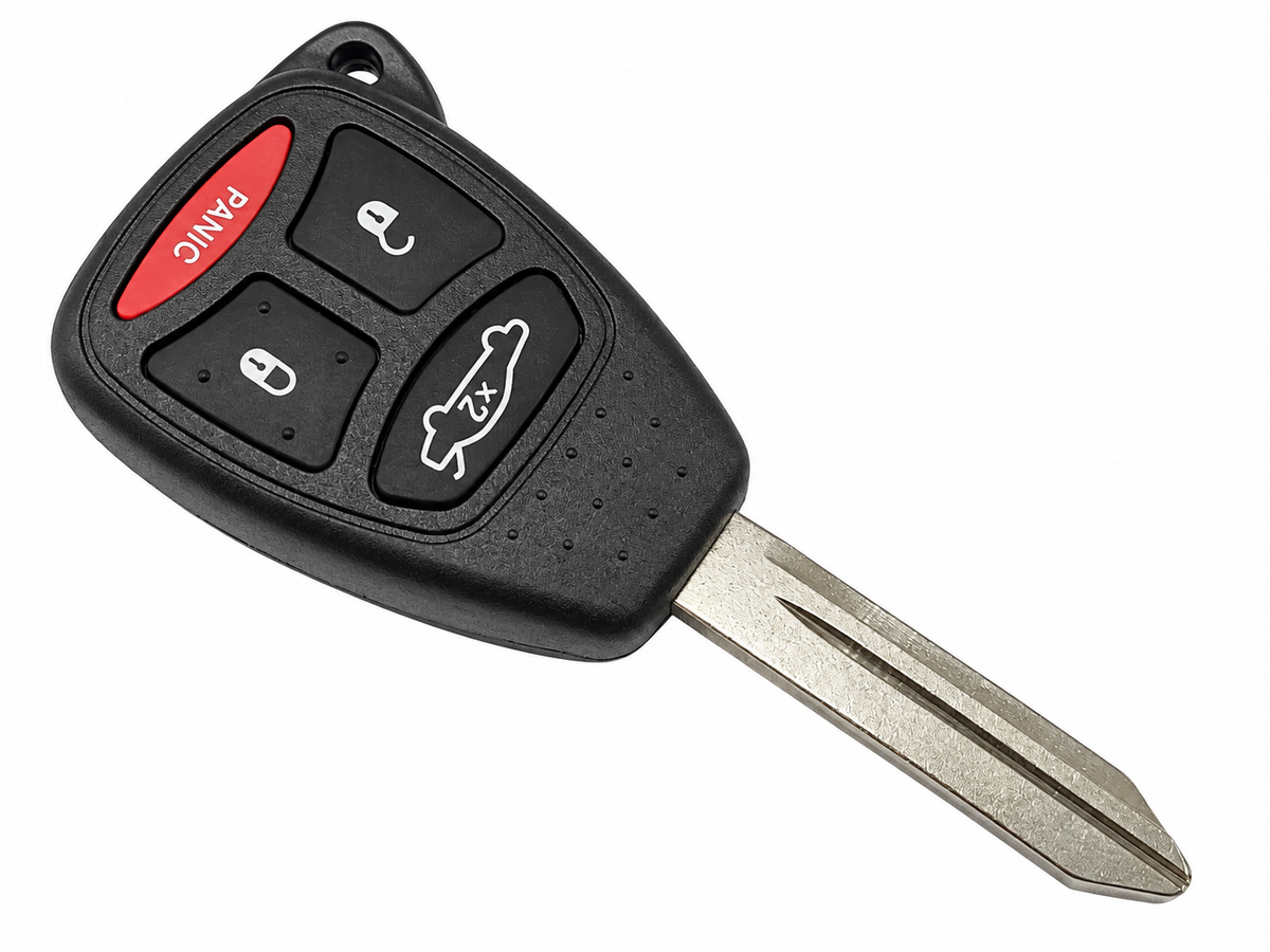 Chrysler Dodge 300C Key Case 3+1 Button Remote Fob Cover