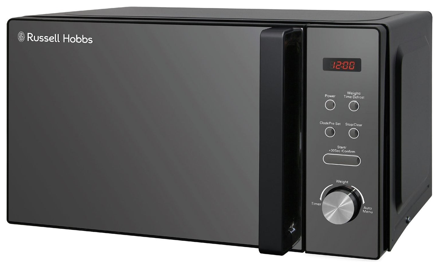 Microwave Russell Hobbs RHM2076B 800W 20L Microwave Black  Auto Cook