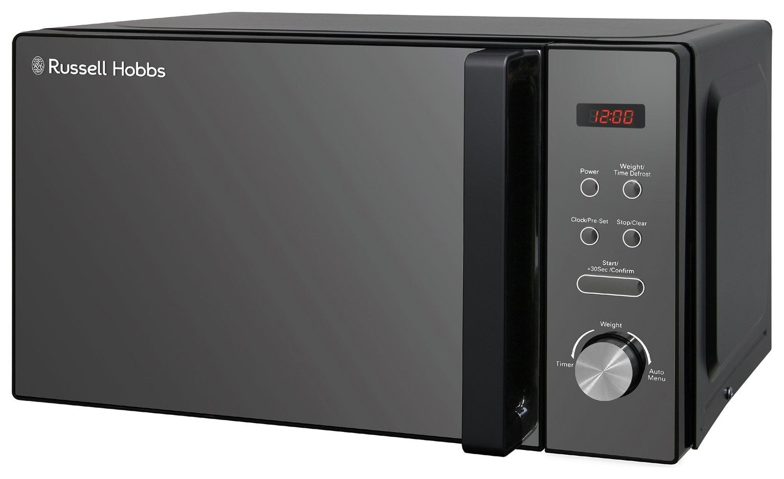 Microwave Russell Hobbs RHM2076B 800W 20L Microwave Black  Auto Cook