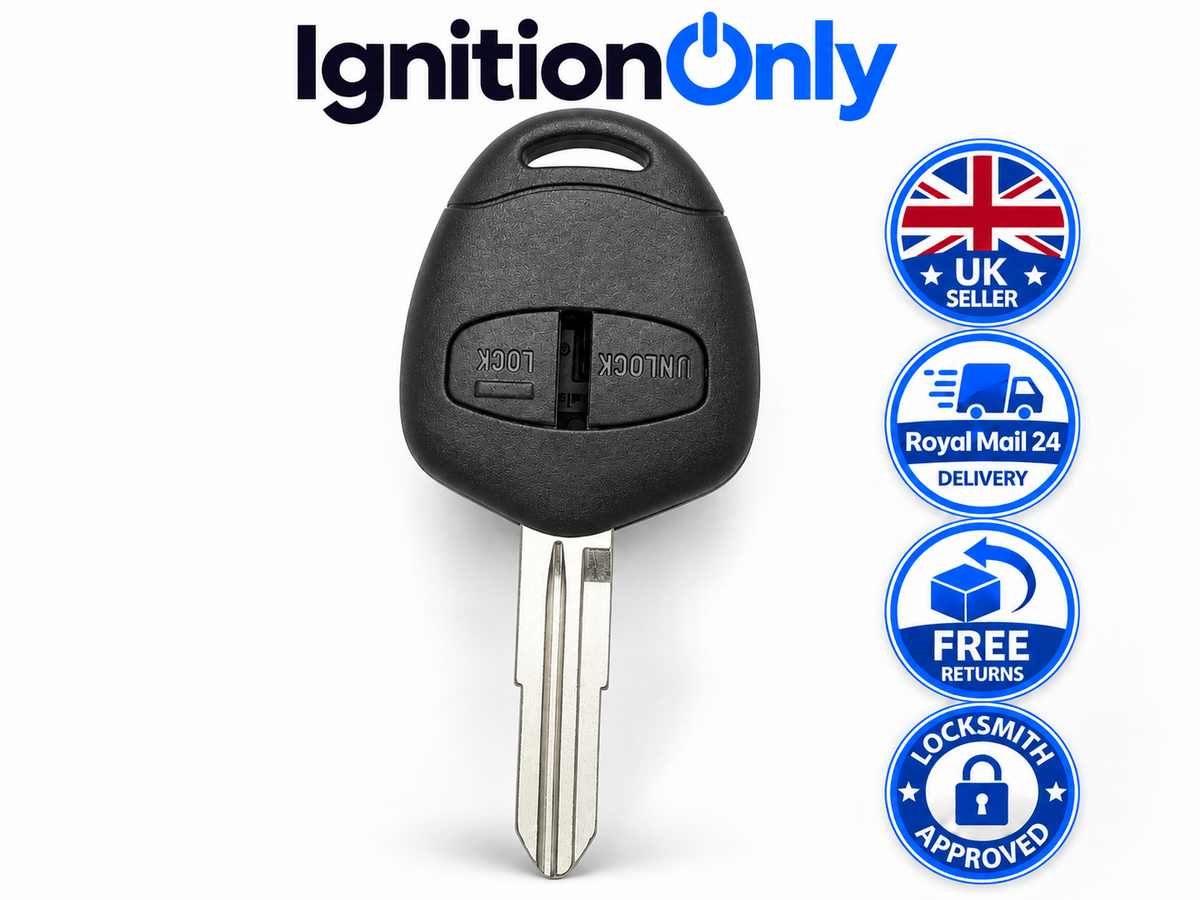 Mitsubishi L200 2005-2015 2 Button Remote Key Fob Case Shell MIT8 Blade
