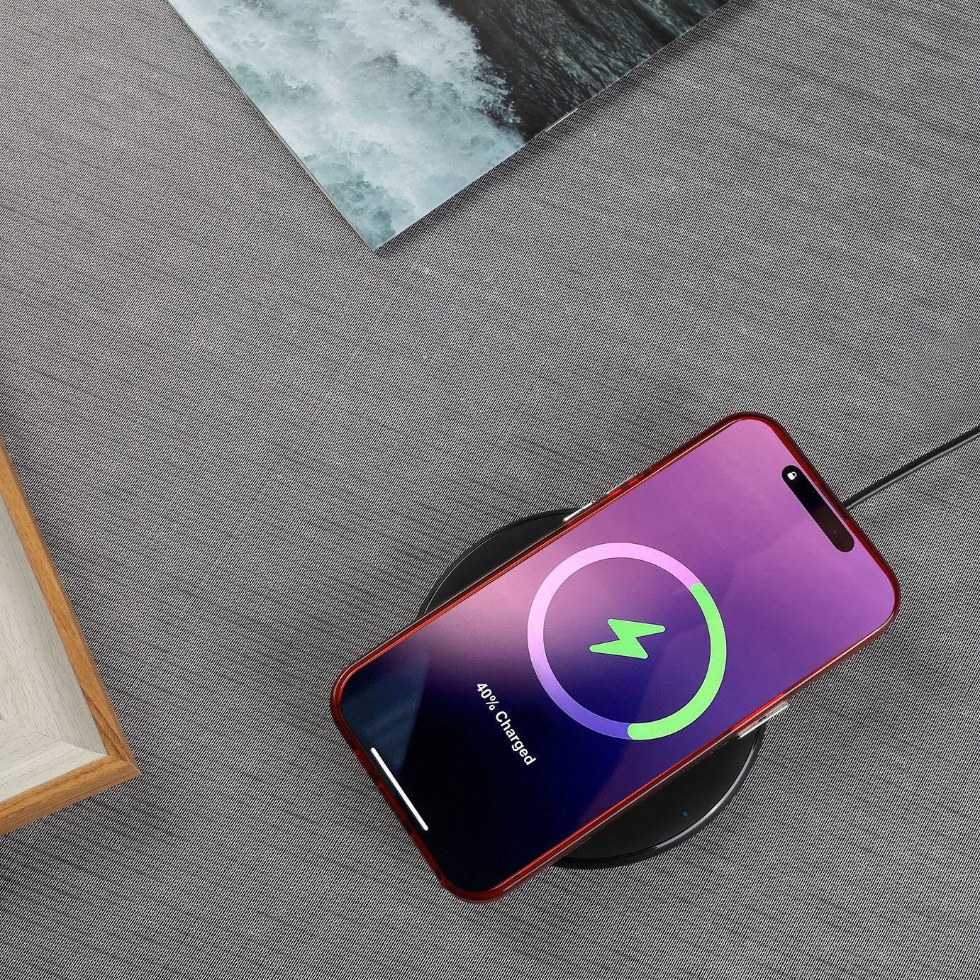 15W Wireless Charging Pad - Black