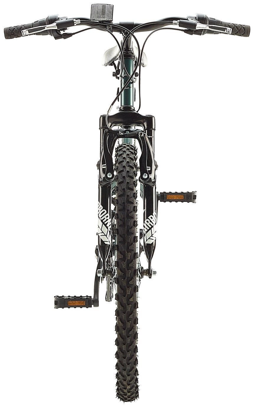 Piranha 24 Inch Unisex Mountain Bike - Dark Green