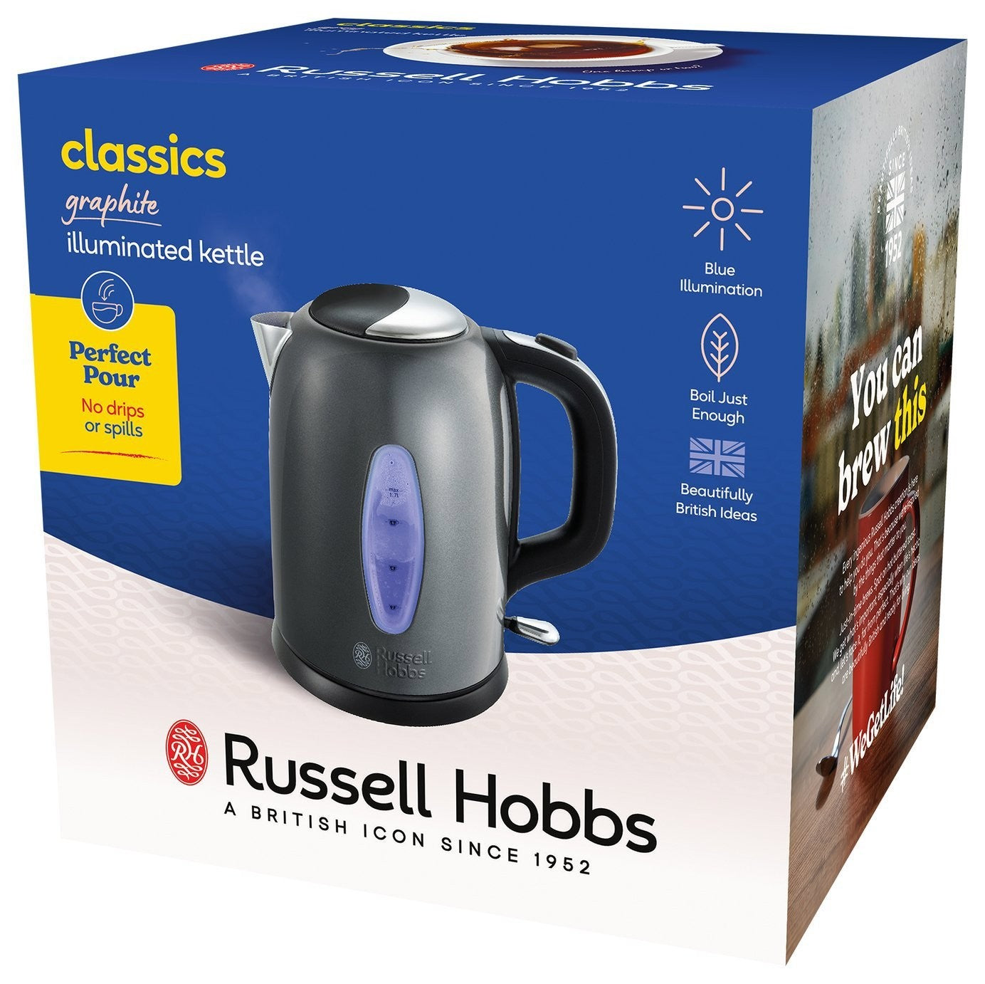 Russell Hobbs 25517 Worcester Jug Kettle - Grey