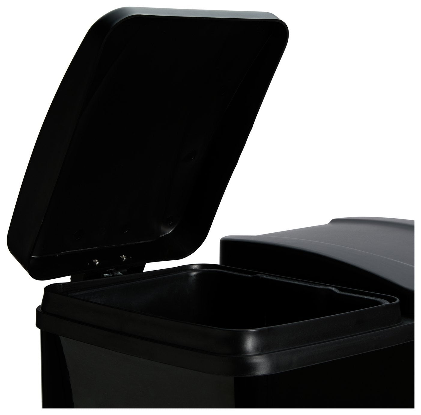 Habitat 60 Litre Twin Compartment Pedal Bin - Black