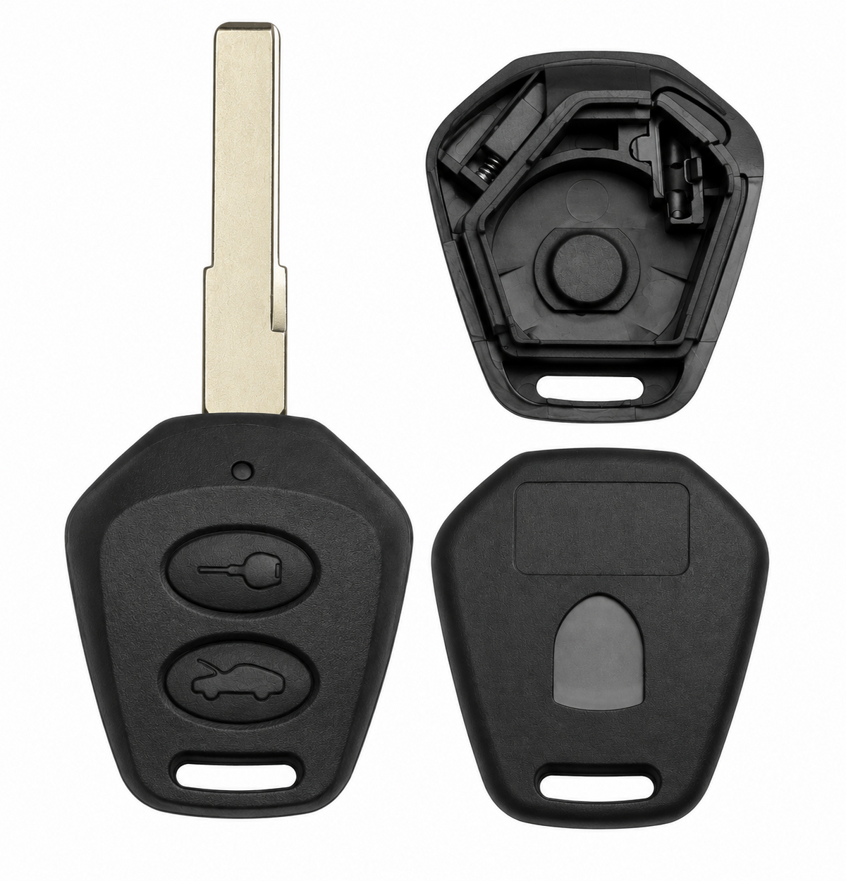 Porsche 986 996 Key Case 2 Button Remote Fob Cover Boxster S 911
