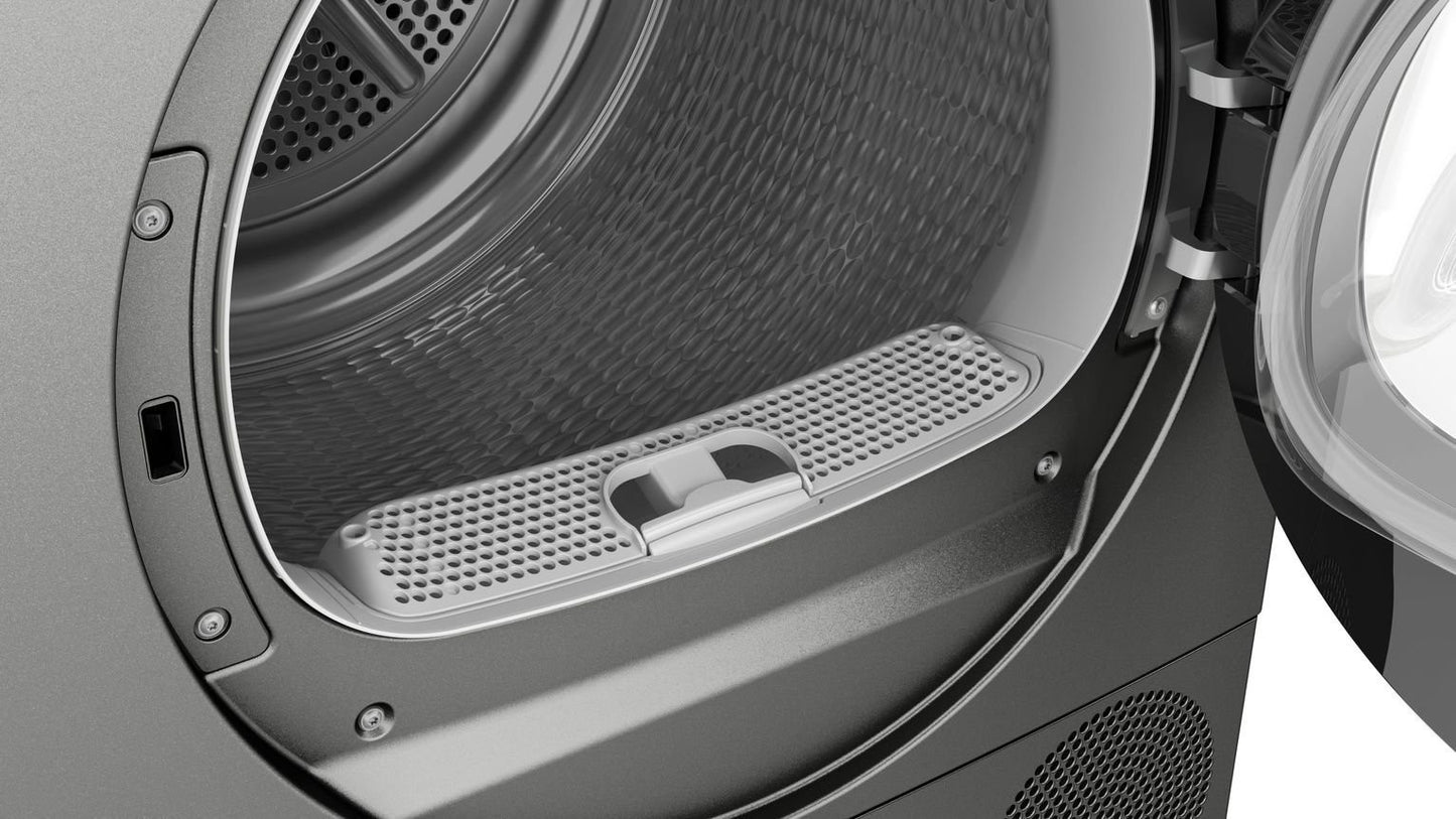 Bosch WQG245R2GB 9kg Heat Pump Tumble Dryer - Graphite