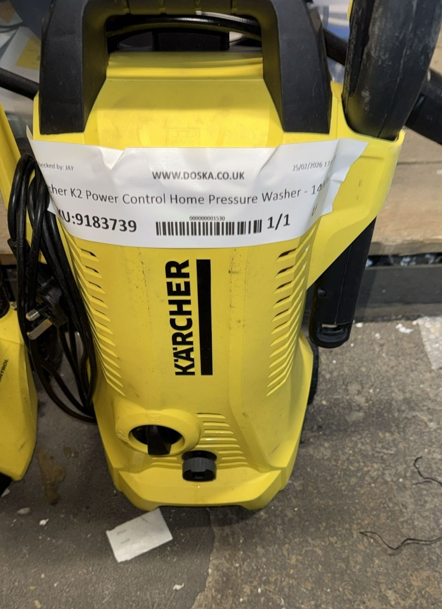 Karcher K2 Power Control Home Pressure Washer 1400W