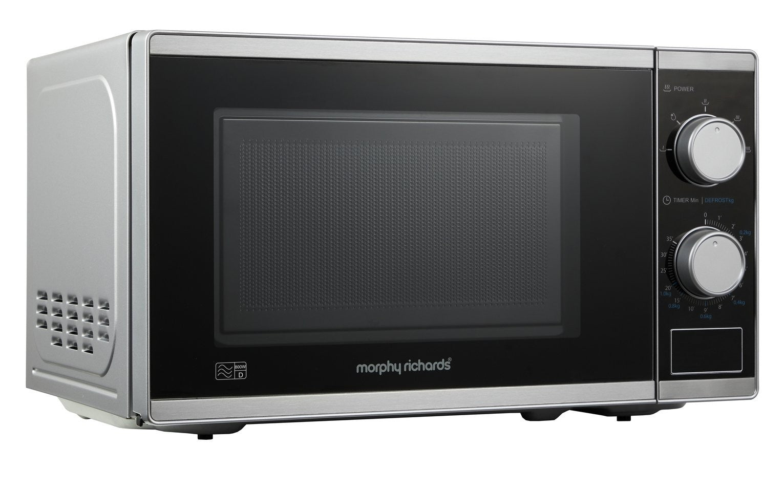 Morphy Richards 20L 800W Solo Standard Microwave - Silver