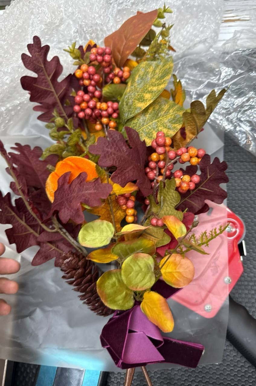 Argos Home Faux Floral Autumn and Halloween Swag