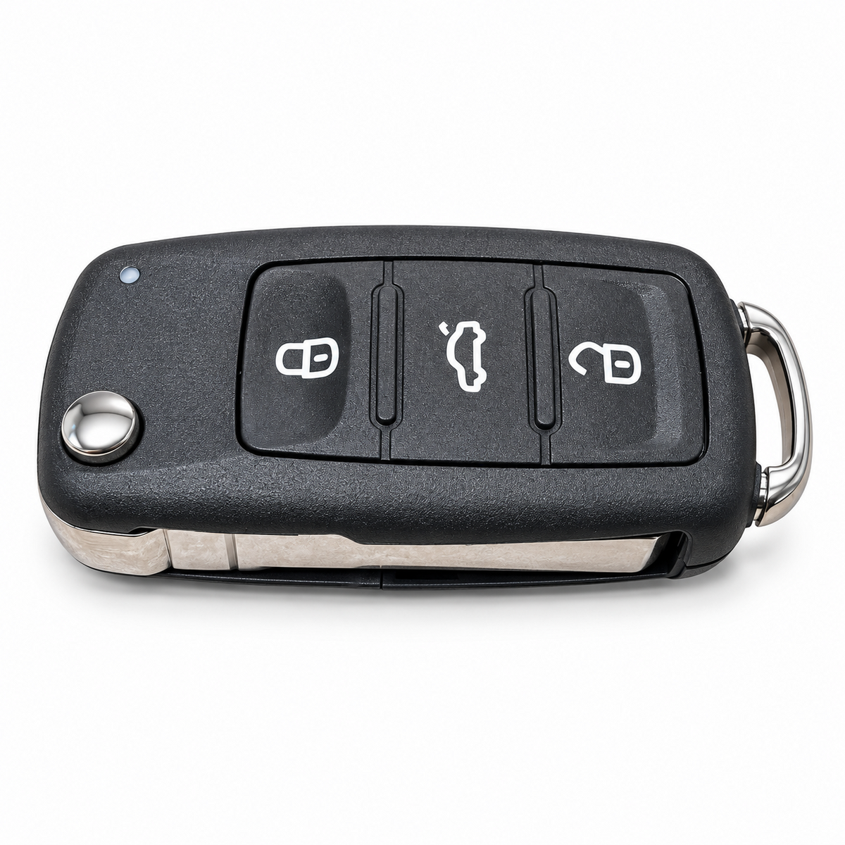 3 Button Flip Remote Key Fob Case Shell for VW Volkswagen Golf MK6 2010-2013