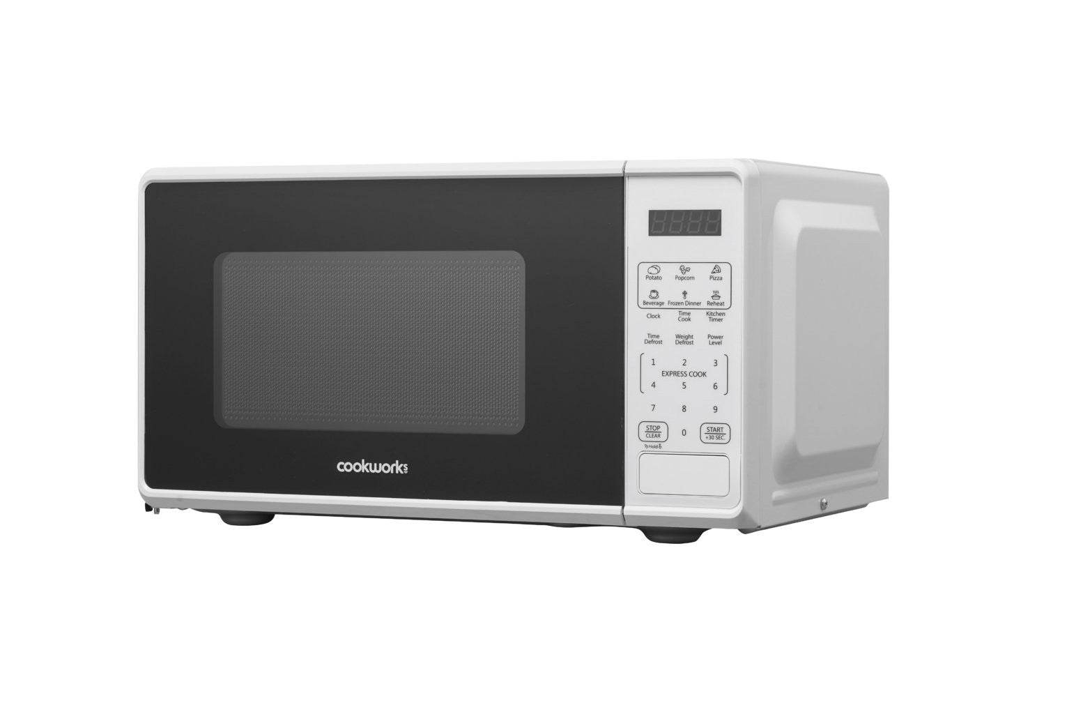Cookworks 700W Digital Microwave - White