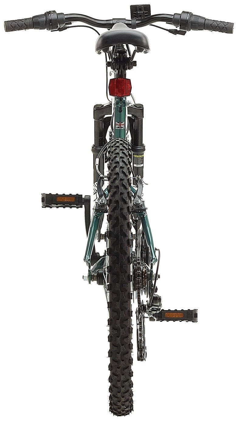 Piranha 24 Inch Unisex Mountain Bike - Dark Green