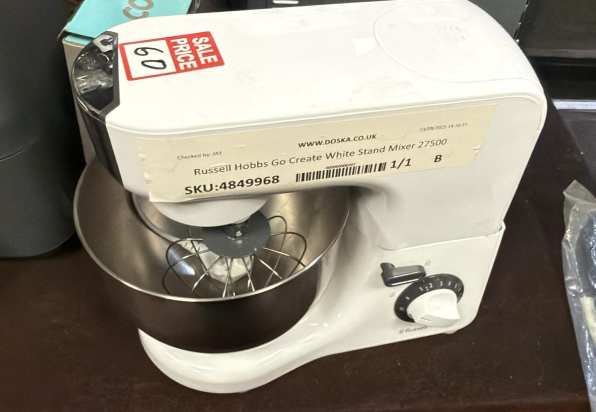Russell Hobbs Go Create White Stand Mixer 27500
