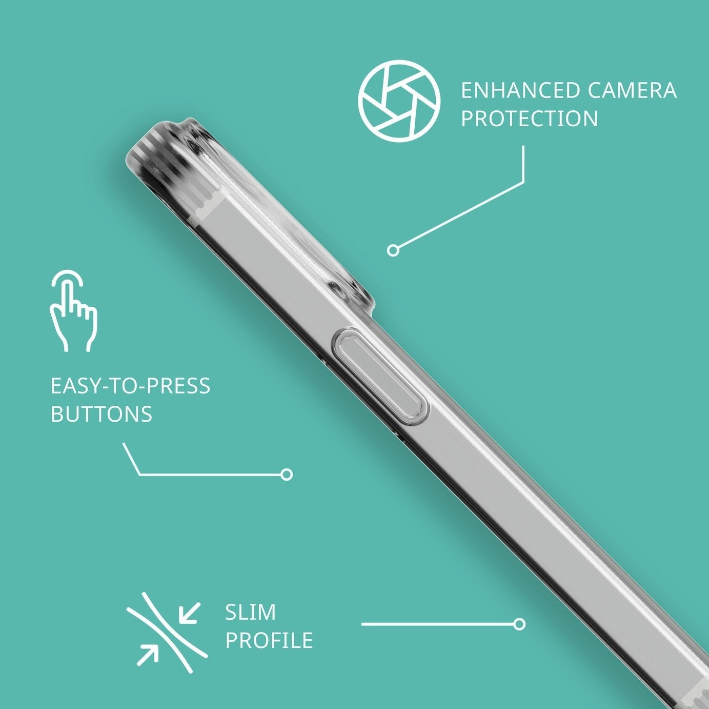 Tech21 iPhone 15 Pro EvoLite Phone Case - Clear
