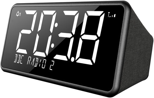 Bush Oxford DAB+/FM Clock Radio - Black