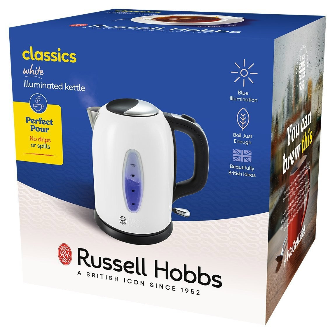 Russell Hobbs 25516 Worcester Jug Kettle - White
